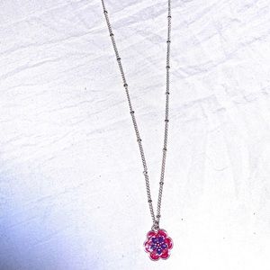 NWOT Vera Bradley Pink Swirls Necklace